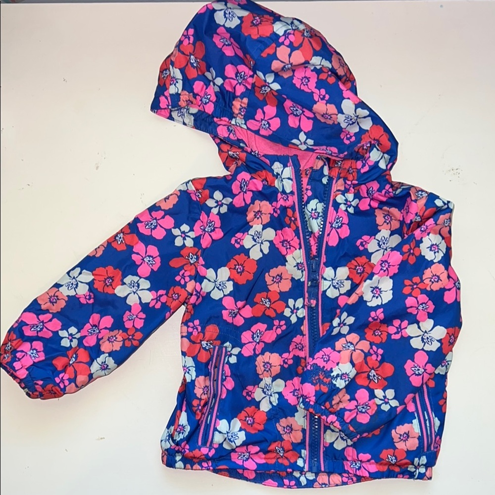 OshKosh B'gosh Pink and Blue Floral Jacket